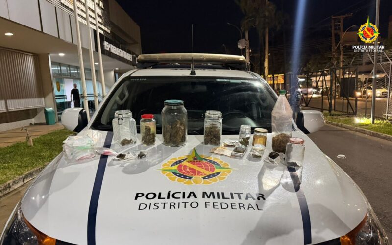 Cheiro forte de maconha leva PMDF a prender suspeito em Ceilândia