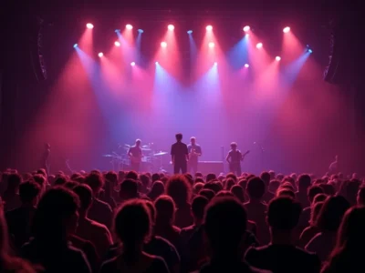 Como os filmes de shows ao vivo são gravados e produzidos